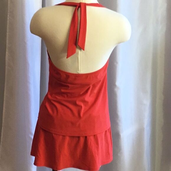 LANDS’ END swim suit with skirt type bottom - Picture 8 of 12